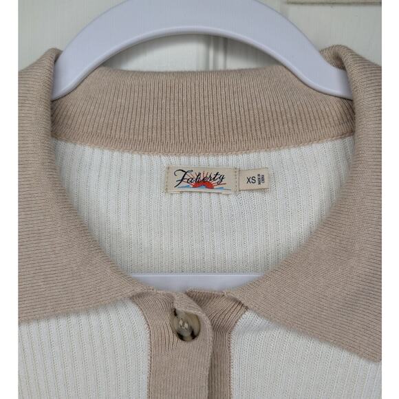 Faherty Mikki Cardigan White - Picture 9 of 11